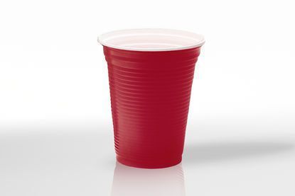 Copo descartável Festa 400ml Vermelho pacote com 25 unid. Copobras