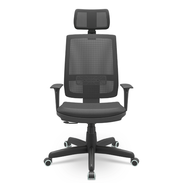 Cadeira Presidente Brizza Relax Vinil com Apoio de Cabeça