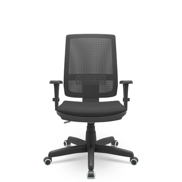 Cadeira Presidente Brizza Back Assento no Crepe sem Apoio de Cabeça com Braço 3d