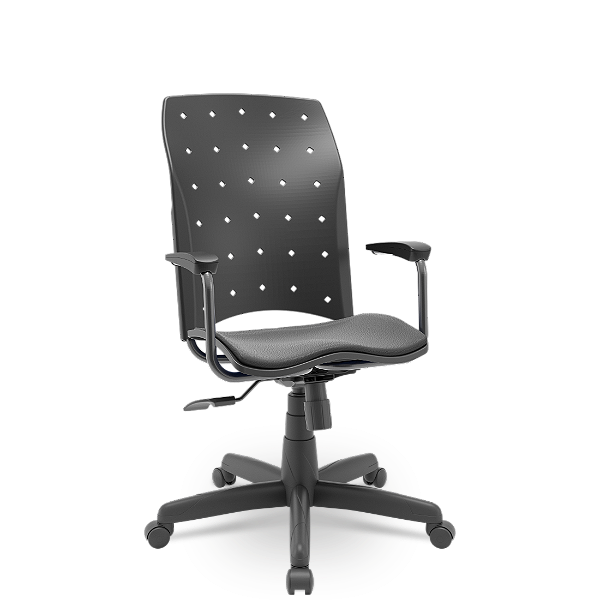 Cadeira Ergoplax Presidente Plaxmetal