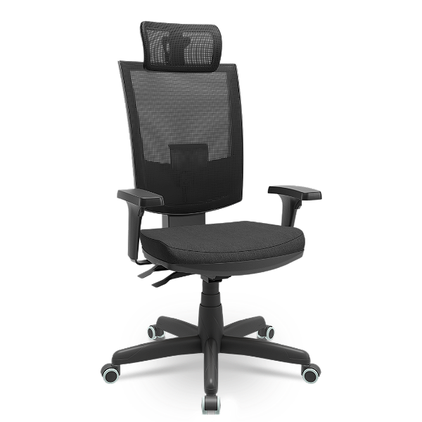 Cadeira Presidente Flash com Apoio de Cabeça