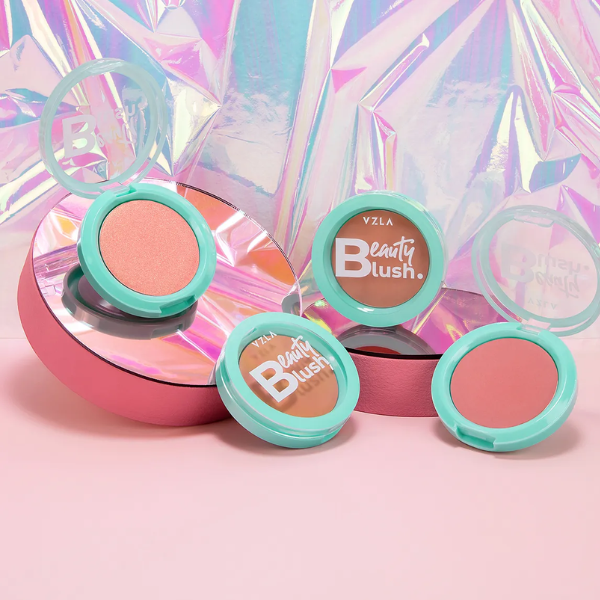 Blush compacto Beauty Blush - Vizzela
