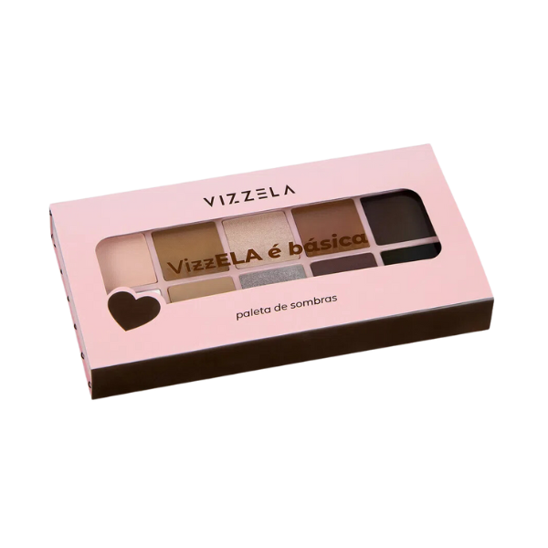 Paleta de Sombras Ela é Básica - Vizzela