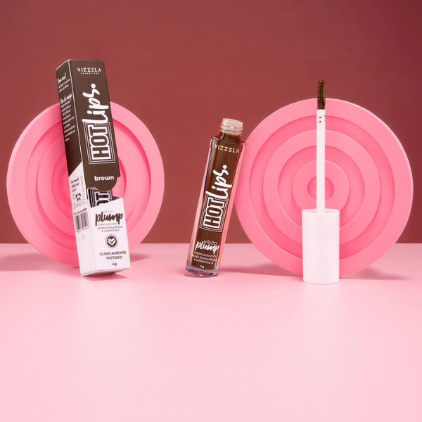 Gloss Hot Lips Brown Vizzela