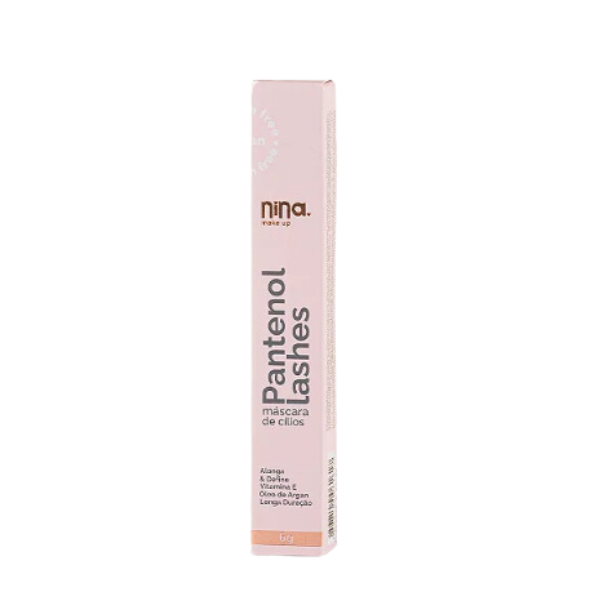 Máscara Pantenol Lashes Alonga e Define - Nina Makeup