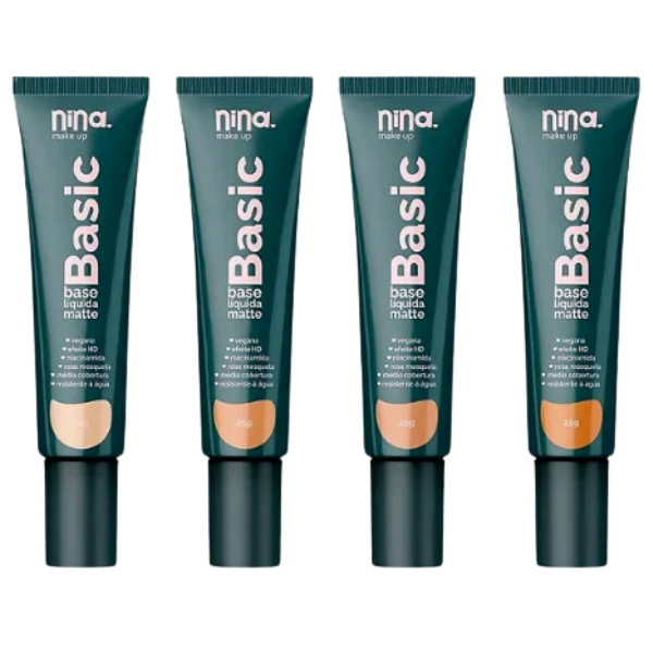 Base líquida Basics - Nina Makeup