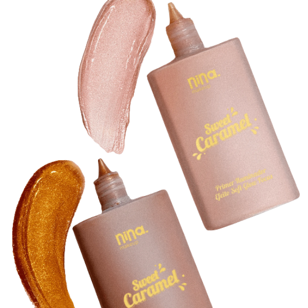 Primer Iluminador Sweet Caramel - Nina Makeup