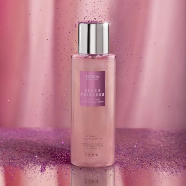 Body Splash Shimmer Blush Princess - Kiss New York