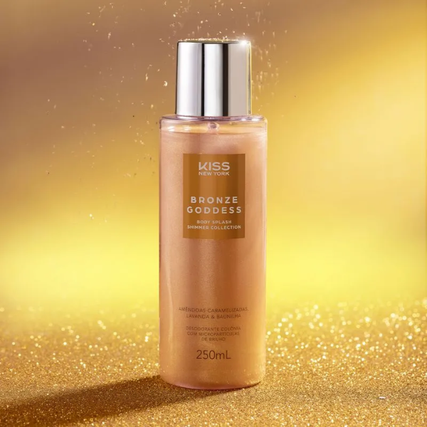 Body Splash Shimmer Bronze Goddess - Kiss New York