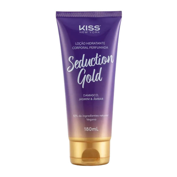 Loção Hidratante Corporal Seduction Gold - Kiss New York