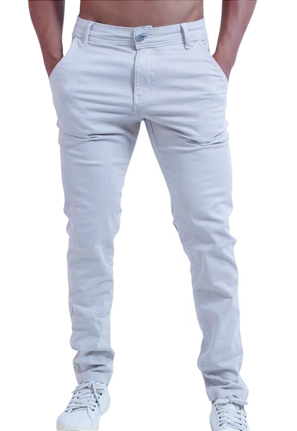Calça Chino Esporte Fino Branca Adoro Bazar Alcaraz