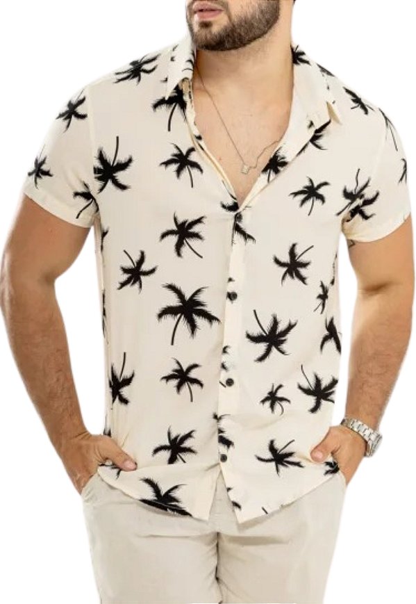 Camisa Estampada Viscose Keynes