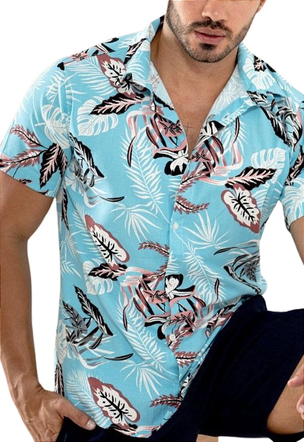 Camisa Estampada Algodão Angelo