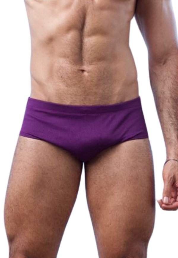 Sunga Slim Canelada Roxa Mendes