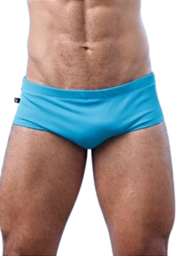 Sunga Slim Canelada Azul Ferreira