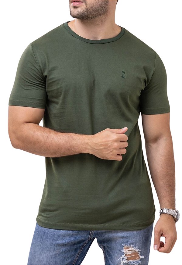 Camiseta Algodão Basic Verde