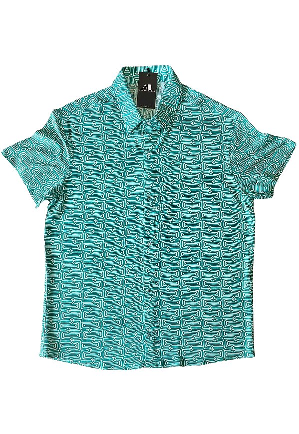 Camisa Estampada Viscose Wasin