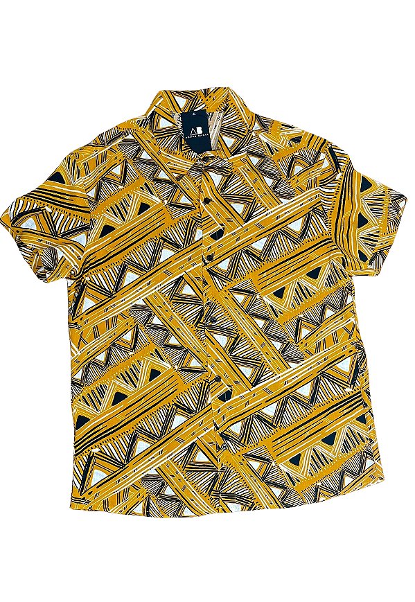 Camisa Estampada Adoro Bazar Border