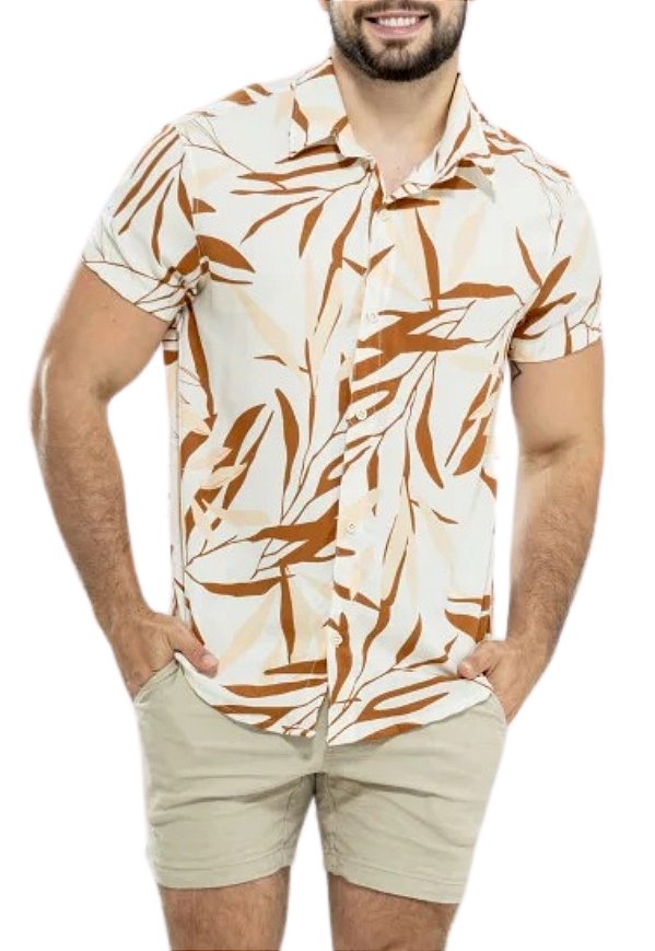 Camisa Viscolinho Estampada Helena