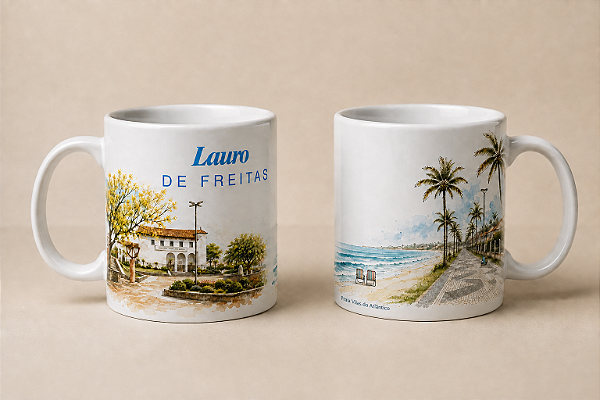 caneca personalizada Lauro de Freitas