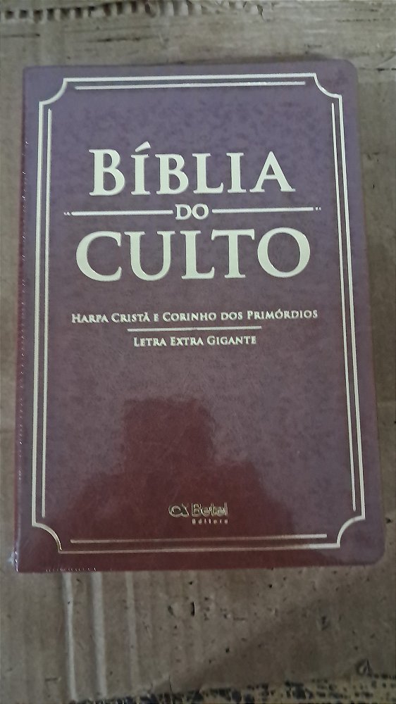 Bíblia Do Culto Clássica Preta Extra Gigante