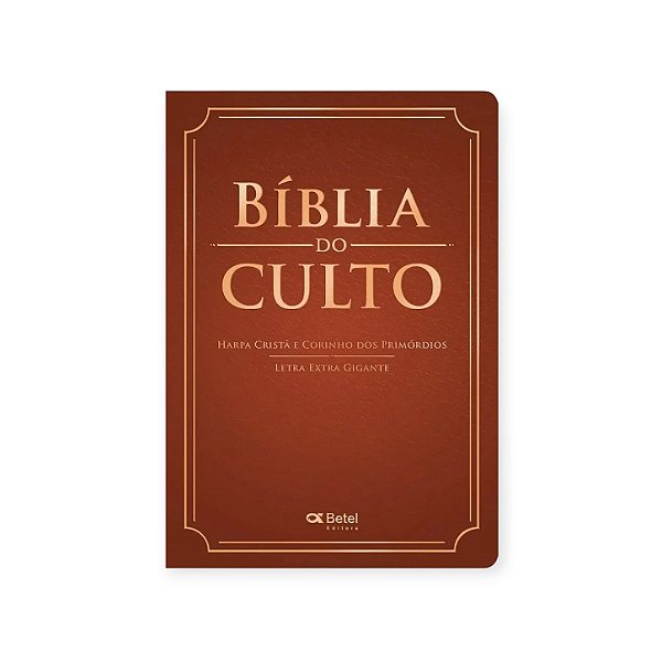 Bíblia Do Culto Clássica Preta Extra Gigante