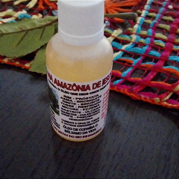 Oleo de Copaiba do Amazonas 100% Puro