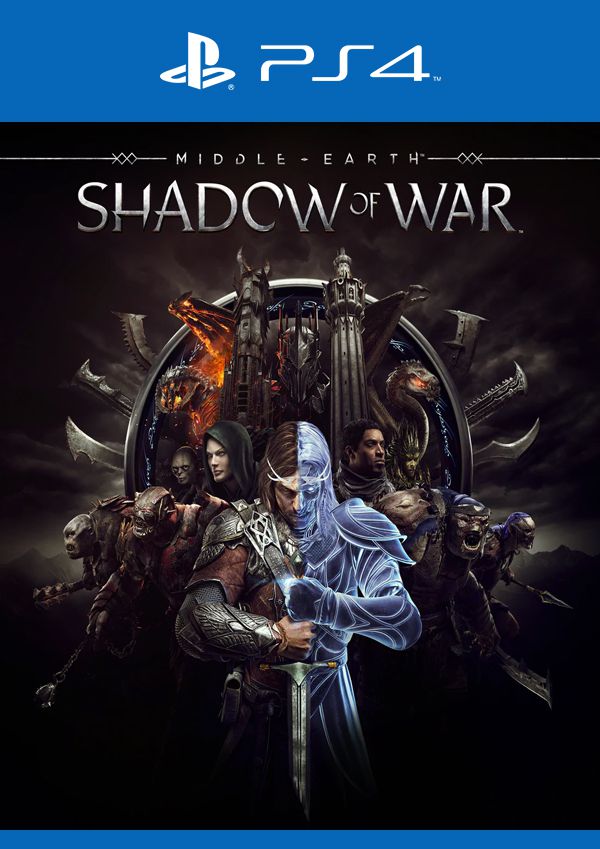 Shadow Of War - Terra Média  Sombras da Guerra - PS4