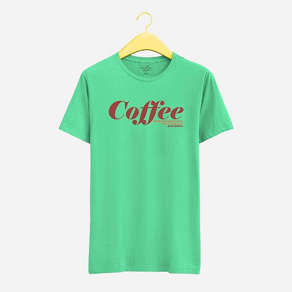 Camiseta Coffee Verde MASCULINA