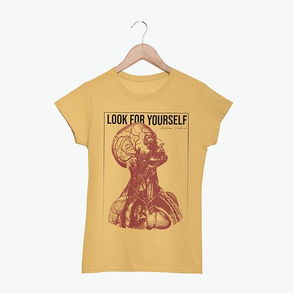 Camiseta Look For Yourself Amarela FEMININA