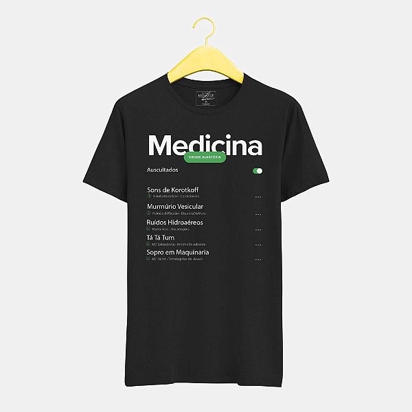 Camiseta Med Playlist MASCULINA