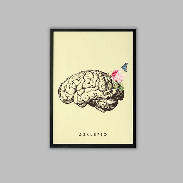 Quadro Brain Vera Com Moldura