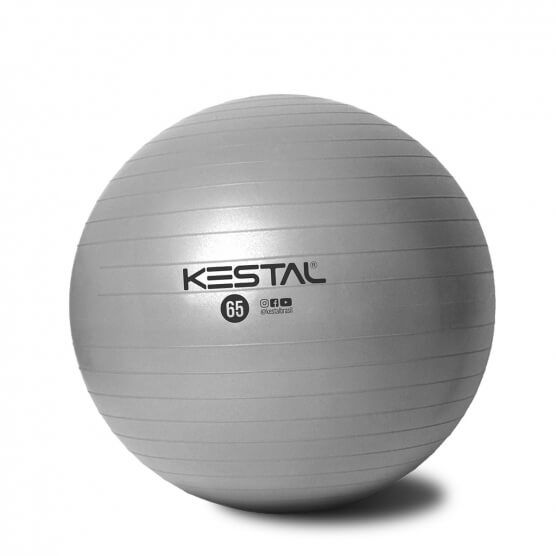 Bola de Pilates Cinza 65cm Kestal KSF014-CZ-65