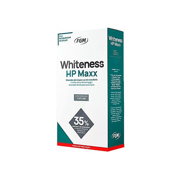 Kit Clareador Whiteness HP Maxx 35% 3 Pacientes FGM