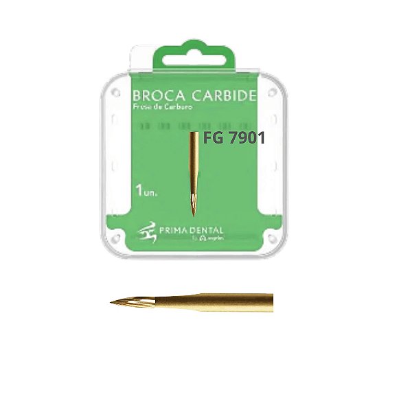 Broca Carbide Multilaminada Agulha FG 7901 12 Lâminas  Angelus