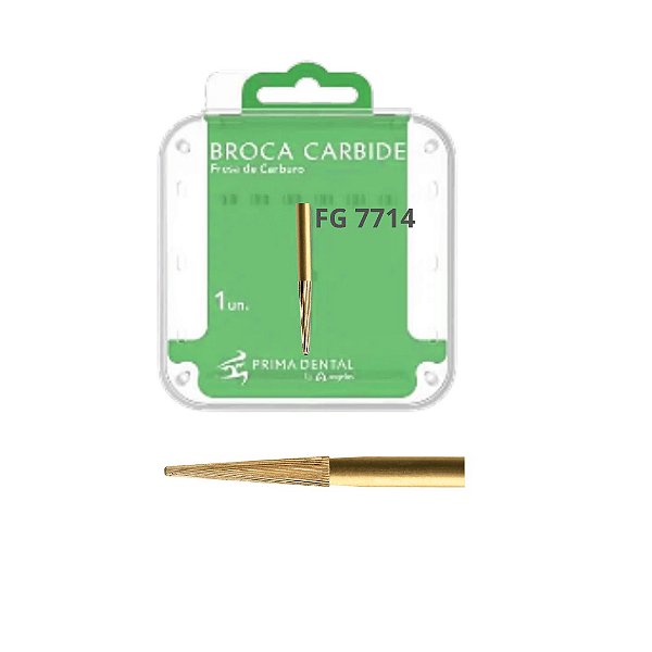 Broca Carbide Multilaminada Cônica Pontiaguda FG 7714 12 Lâminas Angelus