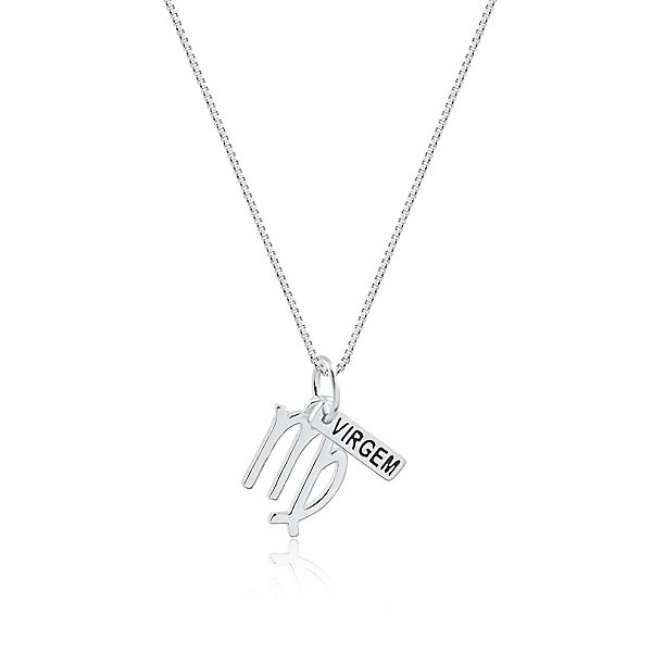 Colar Signo Virgem Prata 925