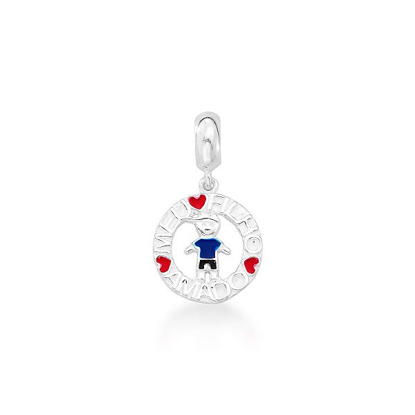 Berloque Mandala Filho Amado de Prata 925