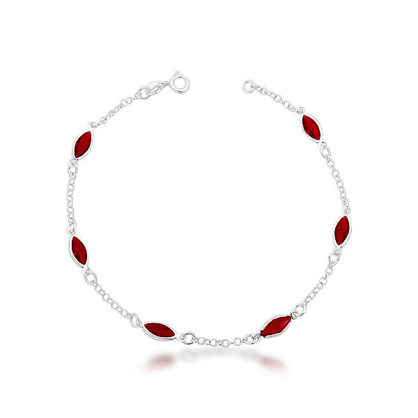 Pulseira Rubi Bianca Prata 925