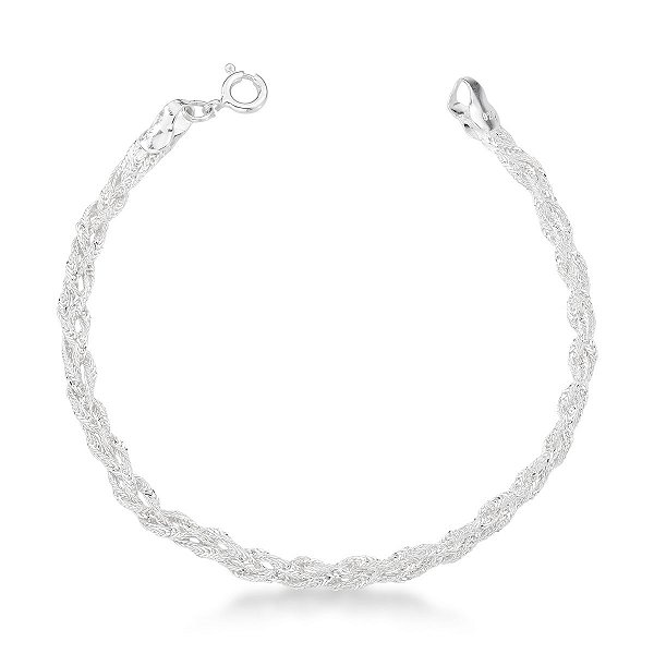 Pulseira Torcida Glow Prata 925