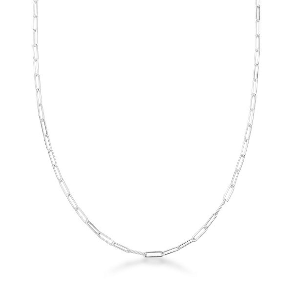 Corrente Elo Cadeado 2mm Prata 925