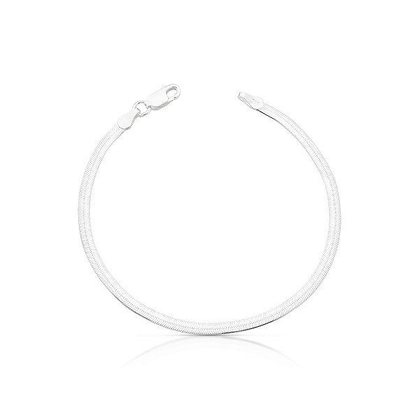 Pulseira Fita 2,5mm de Prata 925