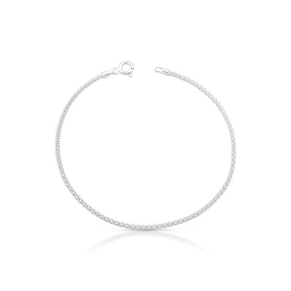 Pulseira Pipoca 1,5mm de Prata 925