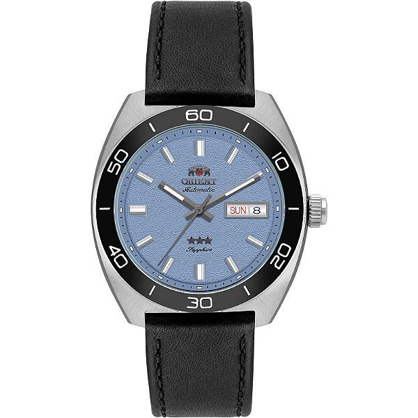 Relógio Orient Masculino Automático Couro Heritage Elegance YN6SC019 A1PX Original