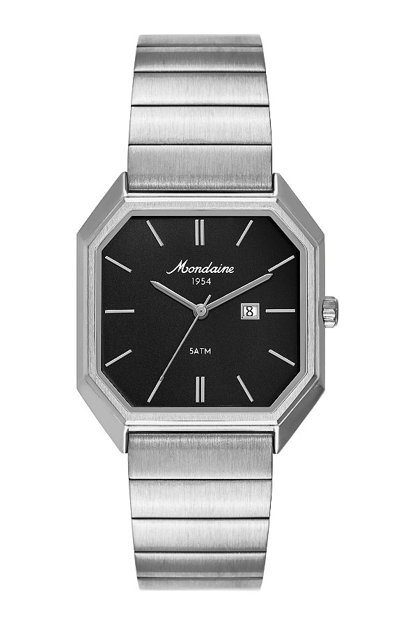 Relógio Mondaine Masculino Analógico Vintage Aço Prata Edição 70 Anos 32849G0MVNA2