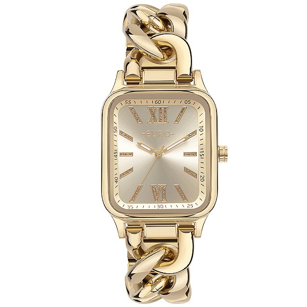 Relógio Euro Feminino Analógico Dourado Coleção Snake Textura EU2035ZAM5D