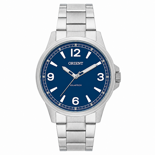 Relógio Orient Masculino Solar MBSS0019D2SX Azul Oyster 40mm
