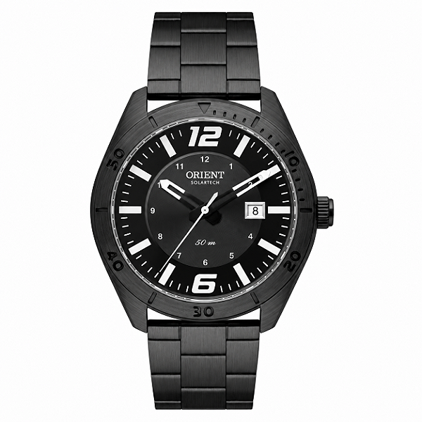 Relógio Orient Masculino Solar MPSS1049G2GX All Black 42mm