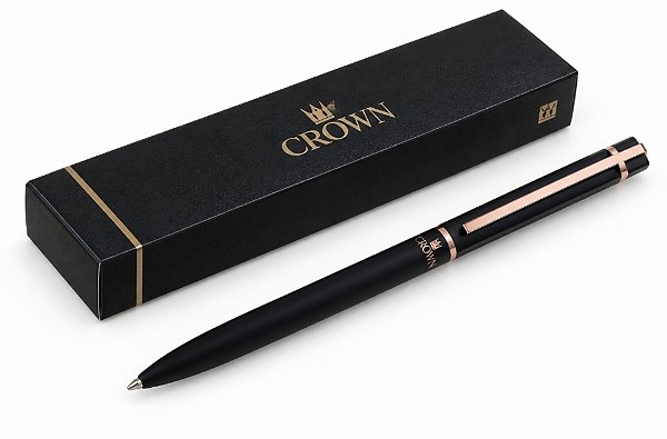 Caneta Crown Personalizada Metal Sensation Esferográfica