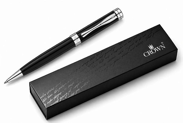 Caneta Crown Personalizada Metal Sucesso Esferográfica